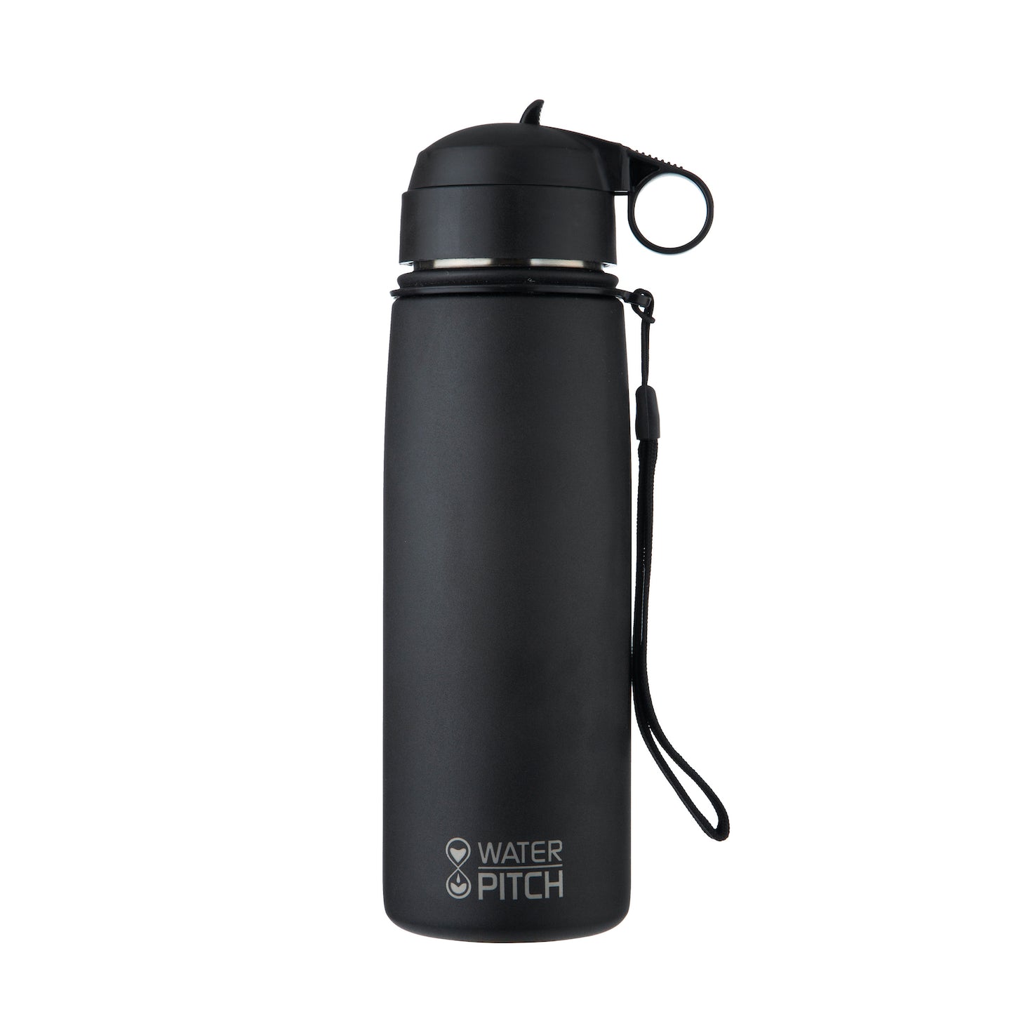 Filtering Stainless Steel Water Bottle - Black Matte - Water Pitch